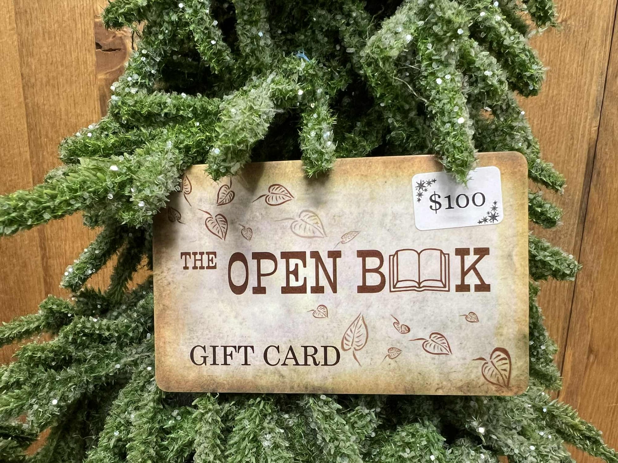 Open Book gift card