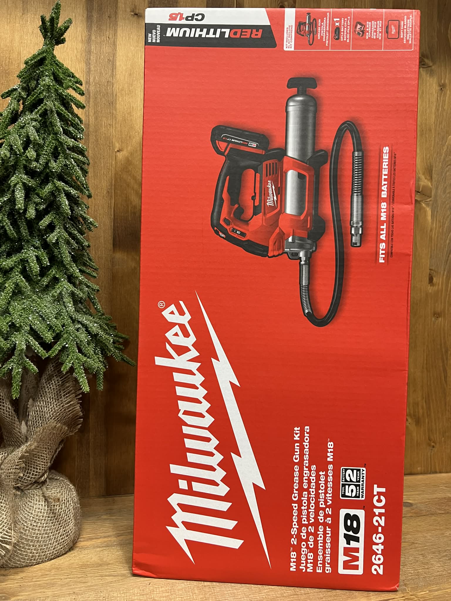 Milwaukee grease gun kit