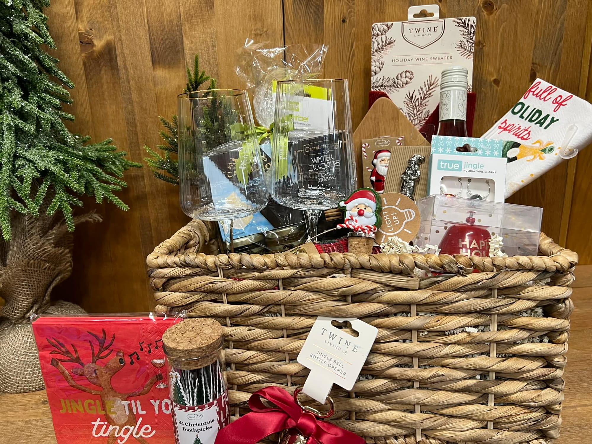 Curated comfort basket