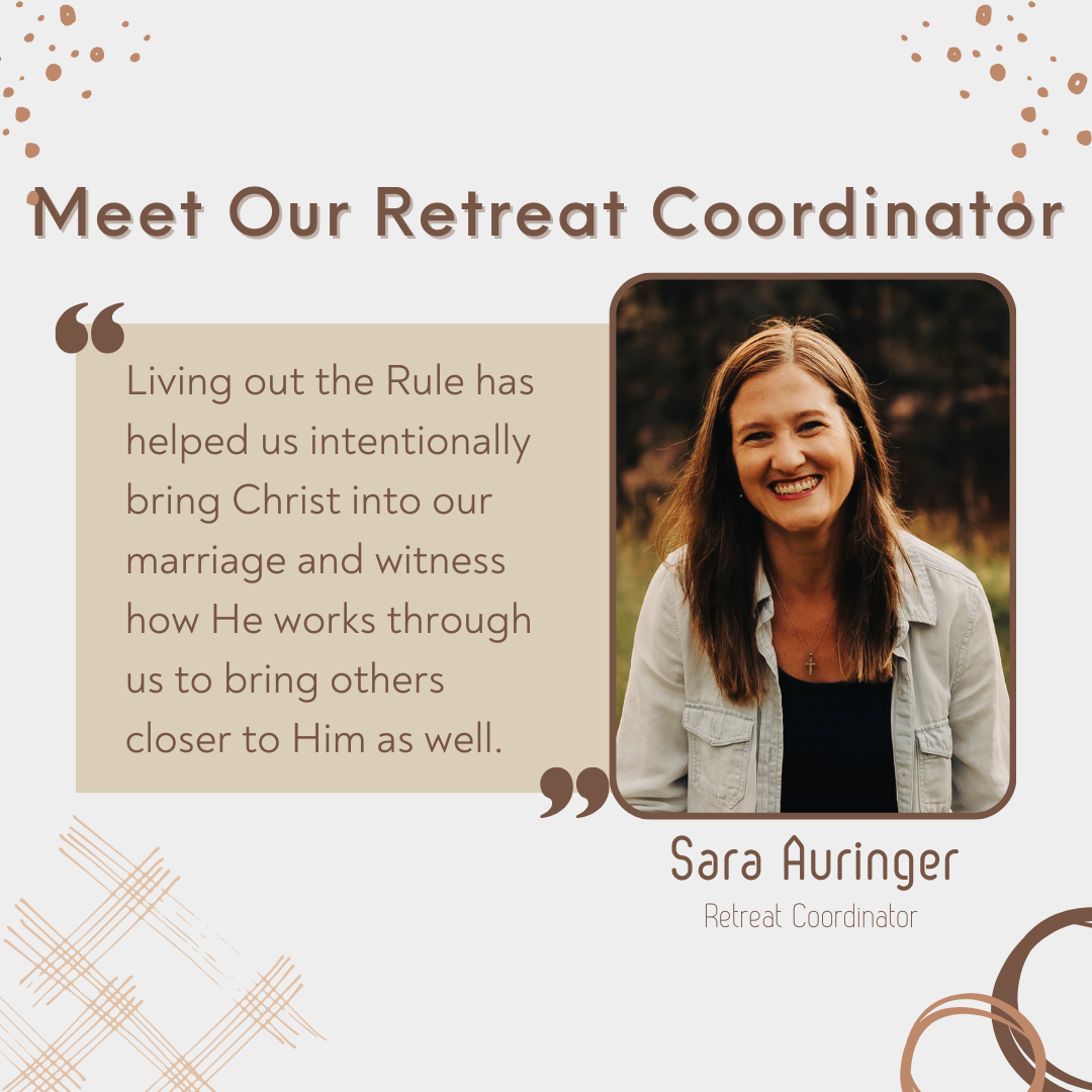 Welcoming Our Newest Team Members: Sara Auringer, Retreat Coordinator