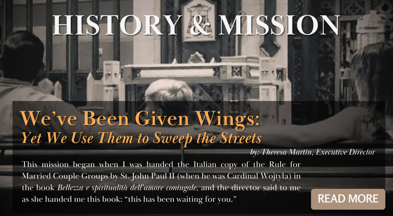 History & Mission : We've Been Given Wings: Yet, We Use Them to Sweep the Streets