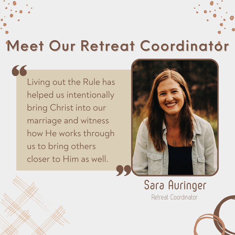 Welcoming Our Newest Team Members: Sara Auringer, Retreat Coordinator