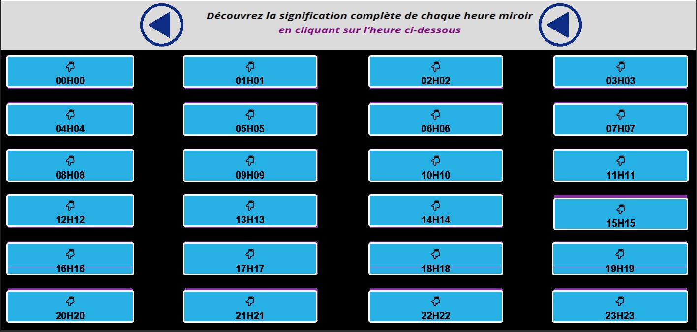 Cliquez sur l'heure repérée 