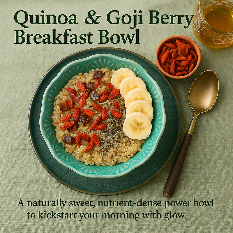 Quinoa & Goji Berry Breakfast Bowl