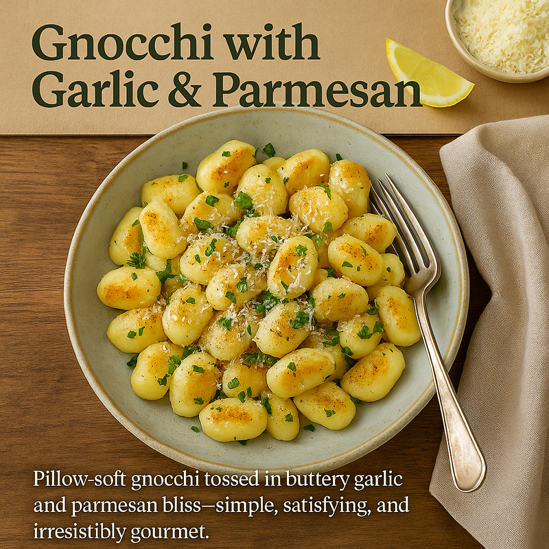 Gnocchi with Garlic and Parmesan