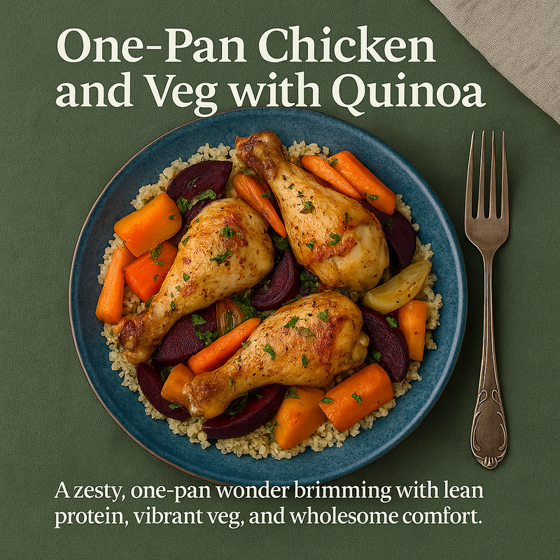 One-Pan Chicken and Veg with Quinoa