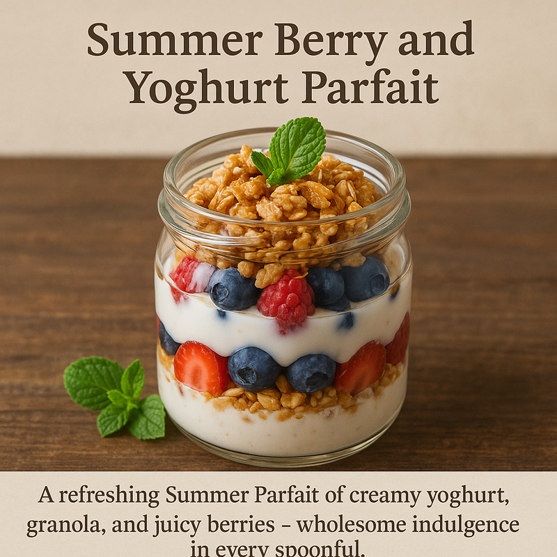 Summer Berry & Yoghurt Parfait
