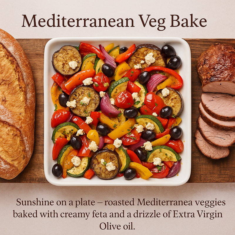 Veg Bake with Feta & Olive Oil