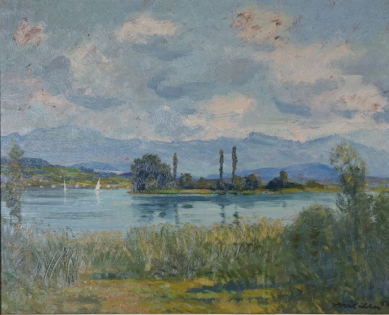 (141S) SEELANDSCHAFT, MAX KELLER