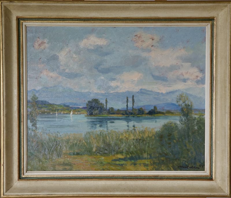 (141S) SEELANDSCHAFT, MAX KELLER