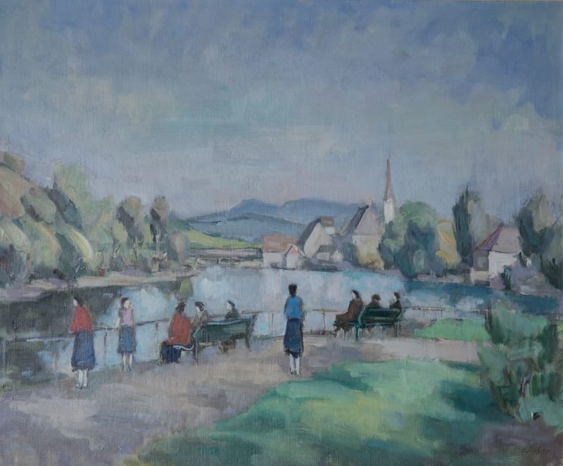 (140S) RHEINLANDSCHAFT BEI DIESSENHOFEN