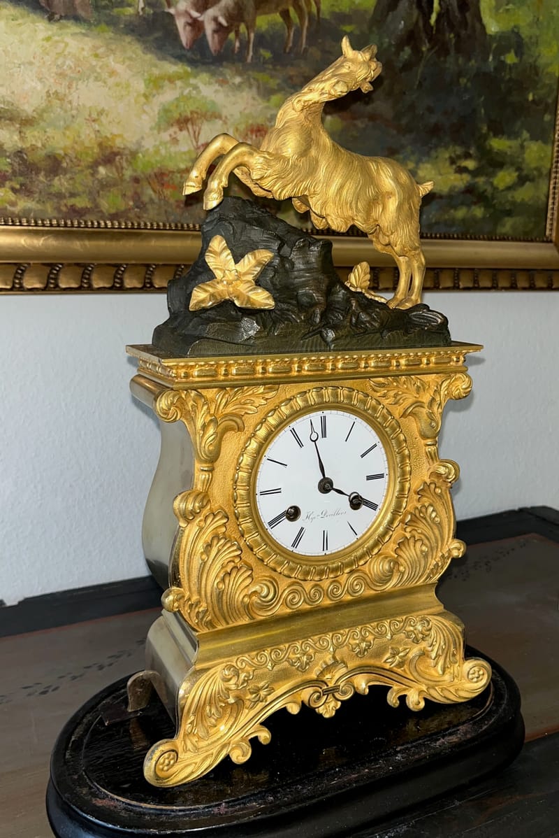 (149S) FRANZÖSISCHE KAMINUHR