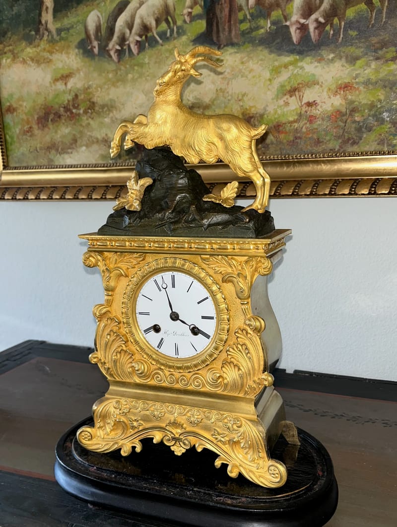 (149S) FRANZÖSISCHE KAMINUHR