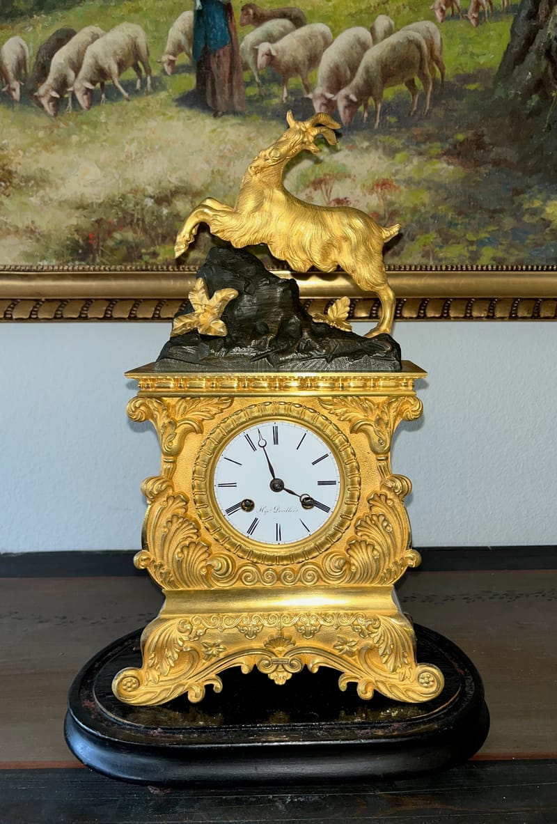 (149S) FRANZÖSISCHE KAMINUHR