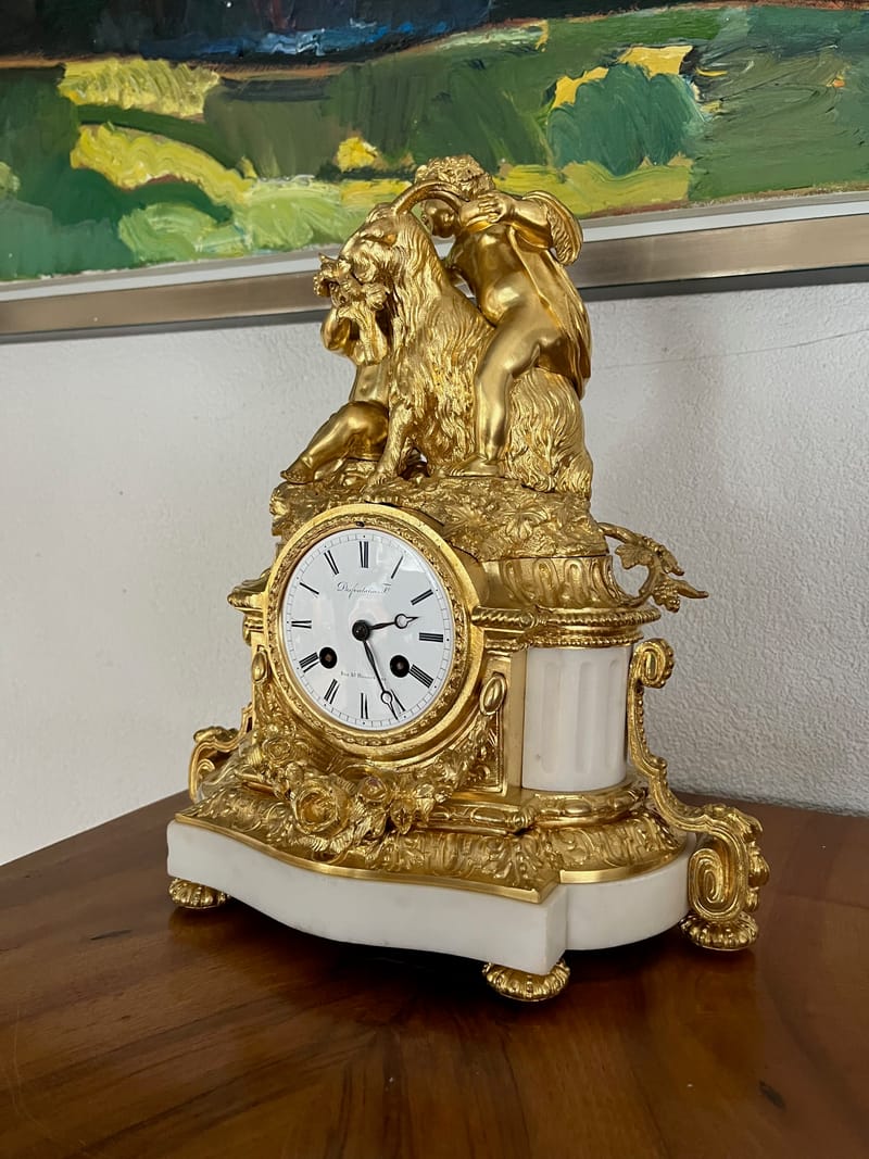 (151S) FRANZÖSISCHE KAMINUHR