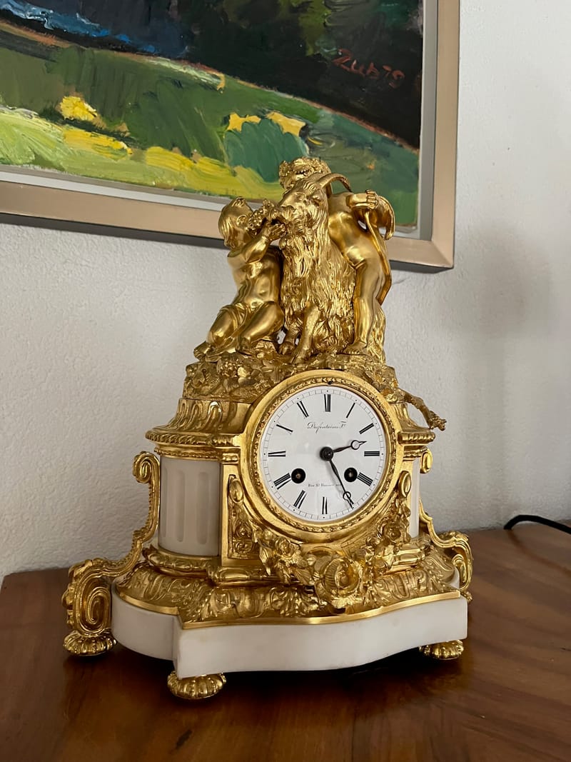 (151S) FRANZÖSISCHE KAMINUHR