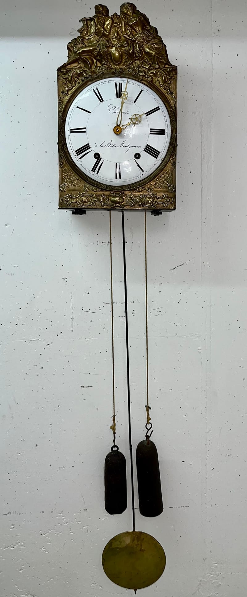 (166S) COMTOISE MIT SPINDELHEMMUNG