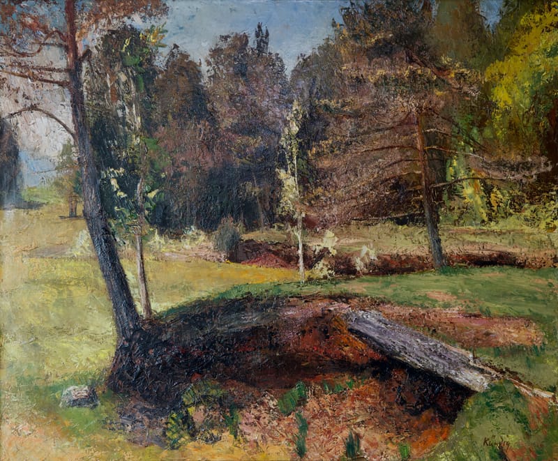 (192S) REINHOLD KÜNDIG, AM WALDRAND