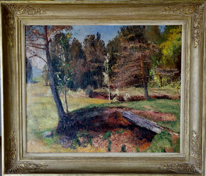 (192S) REINHOLD KÜNDIG, AM WALDRAND