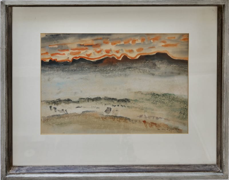 (217S) L'AUBE VOM MONT PÉLERIN BLICK ÜBER GENFERSEE