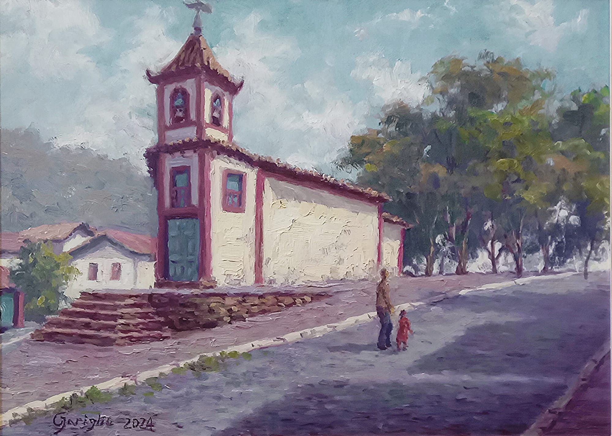 "Lateral da Igreja N. S. do Ó, Sabará - MG". 2024