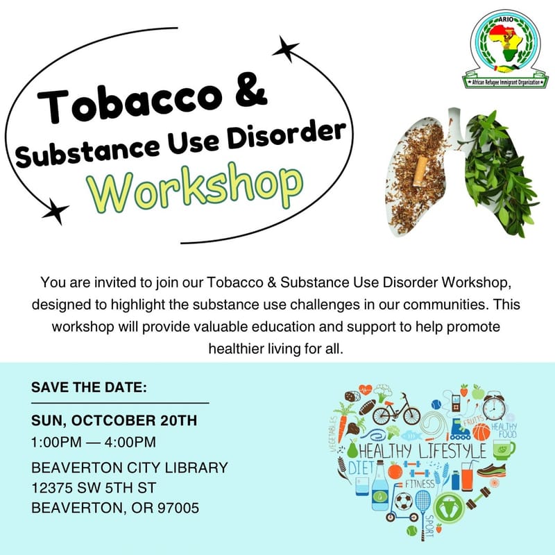 Tobacco & Substance Use Disorder Workshop — Washington County