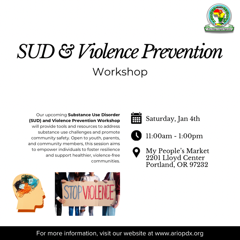 SUD & Violence Prevention Workshop