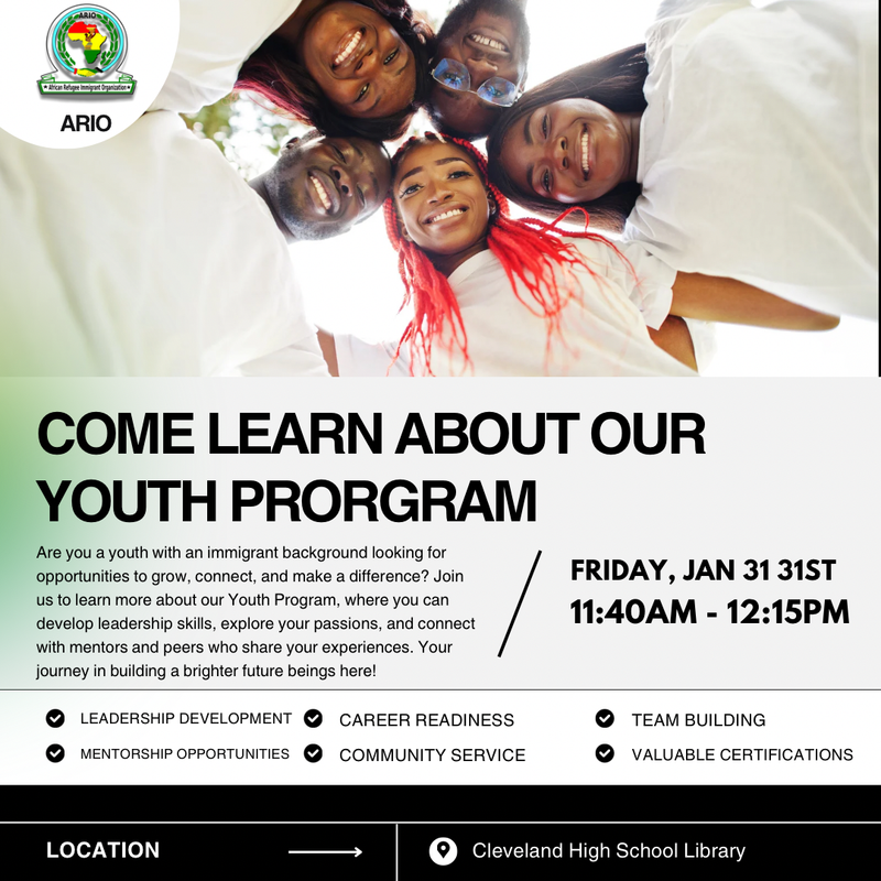 ARIO Youth Program Flyer