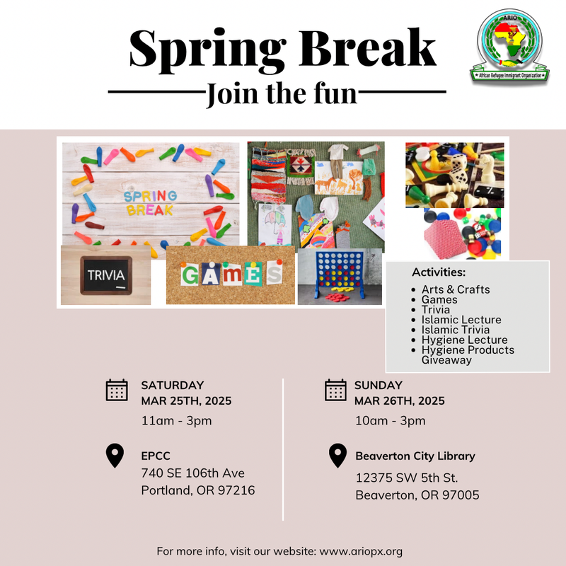 Spring Break Activities