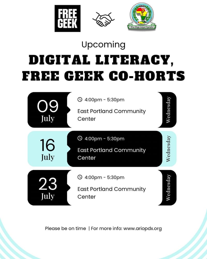 Digital Literacy Free Geek Co-Horts