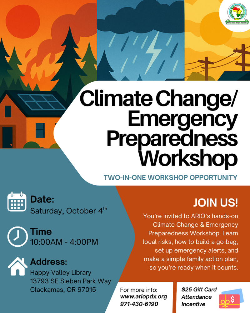 Climate Change & Emergency Preparedness Workshop