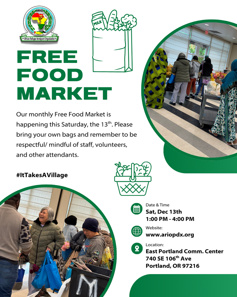 Monthly Free Food Market