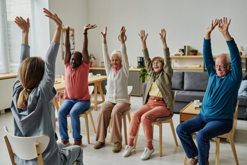 CHAIR-BASED MOBILITY SESSIONS IN CARE AND RESIDENTIAL HOMES
