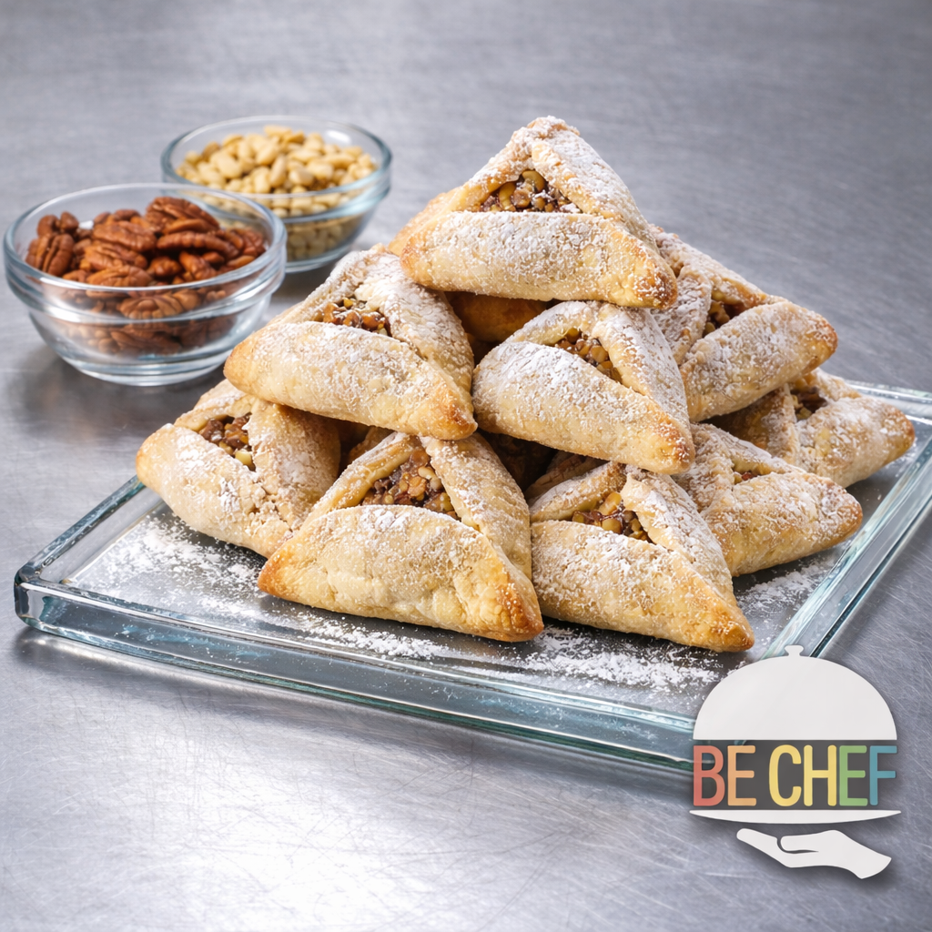 אוזן המן במילוי פקאן וצנובר