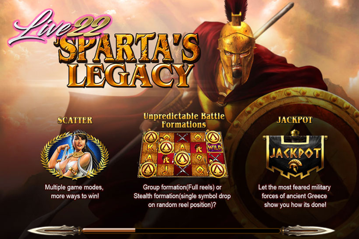 Sparta's Legacy Slot Gameplay screenshot by Live22