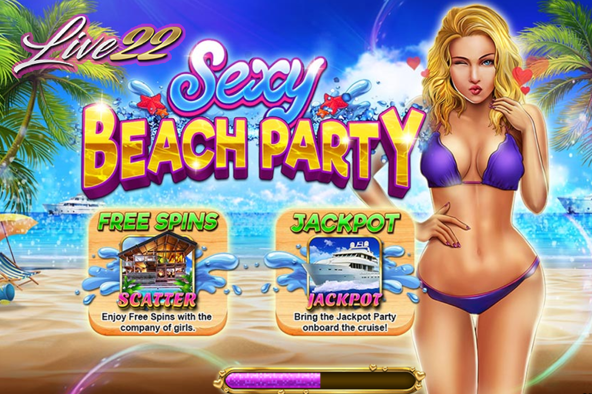 Sexy Beach Party Slot Gameplay screenshot by Live22