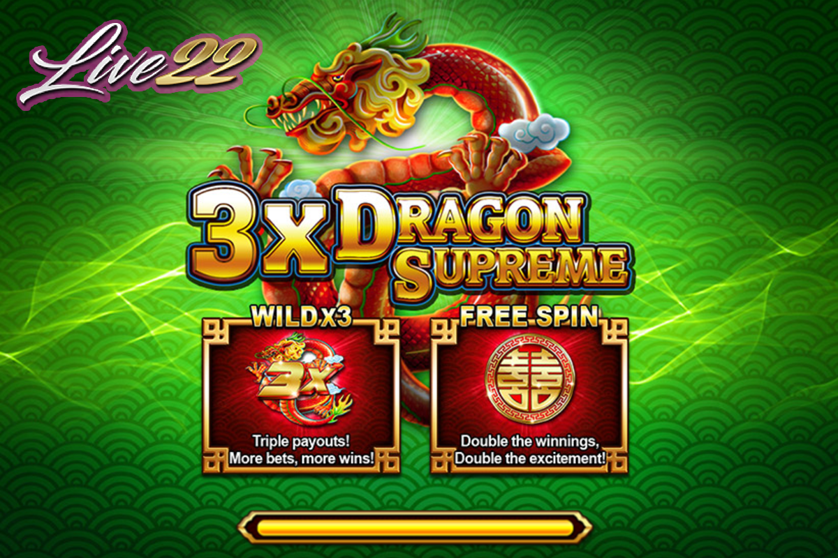 3x Dragon Supreme Slot Game Screenshot by Live22 Myanmar