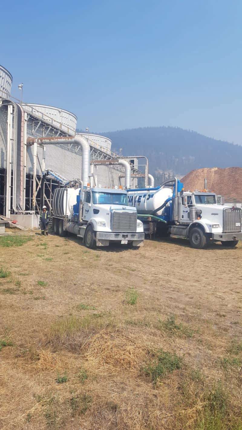 Vacuum trucks in Williams Lake, BC; wet or dry.