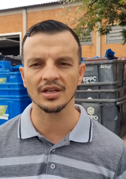 FISCALIZAÇÃO! Contêineres de lixo.