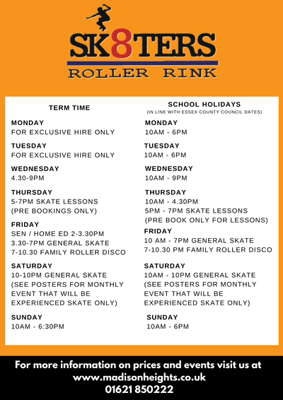 Sk8ters Roller Rink info image