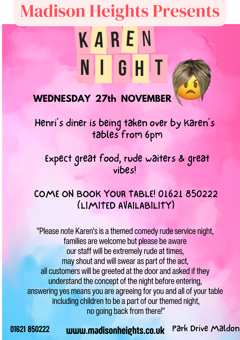 Karen Night 27th November