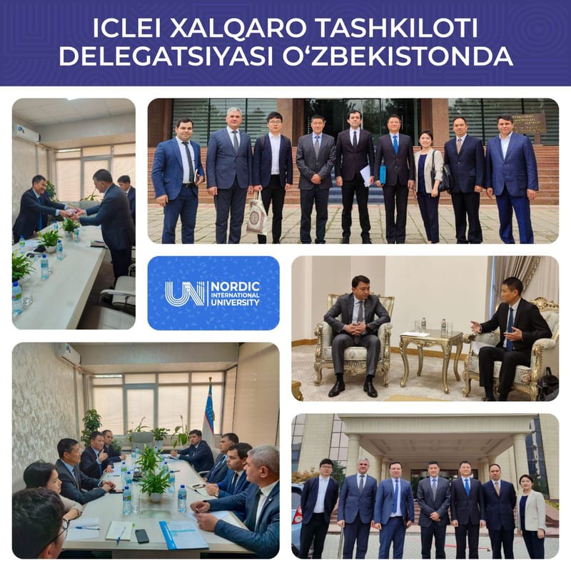 XNU taklifiga ko‘ra yurtimizda bo‘lib turgan ICLEI xalqaro tashkiloti delegatsiyasi rasmiy doiralar bilan muzokaralar o‘tkazmoqda