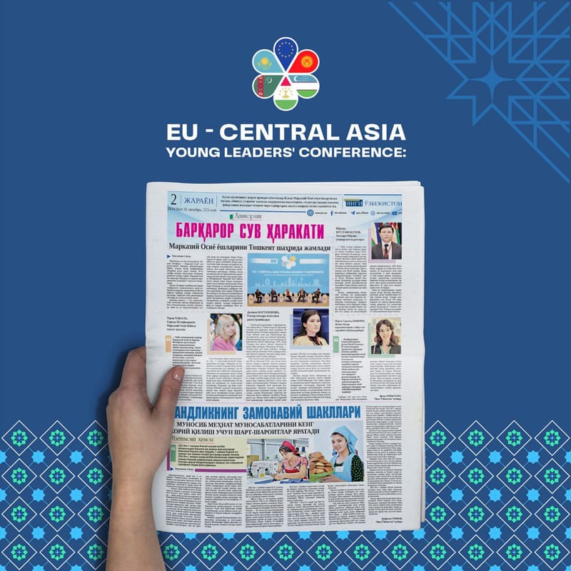 "Yangi O‘zbekiston"| Hamkorlik: "Barqaror suv harakati Markaziy Osiyo yoshlarini Toshkent shahrida jamladi"