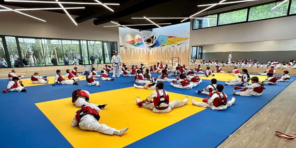 Préparation au dojo avant Coupe de France