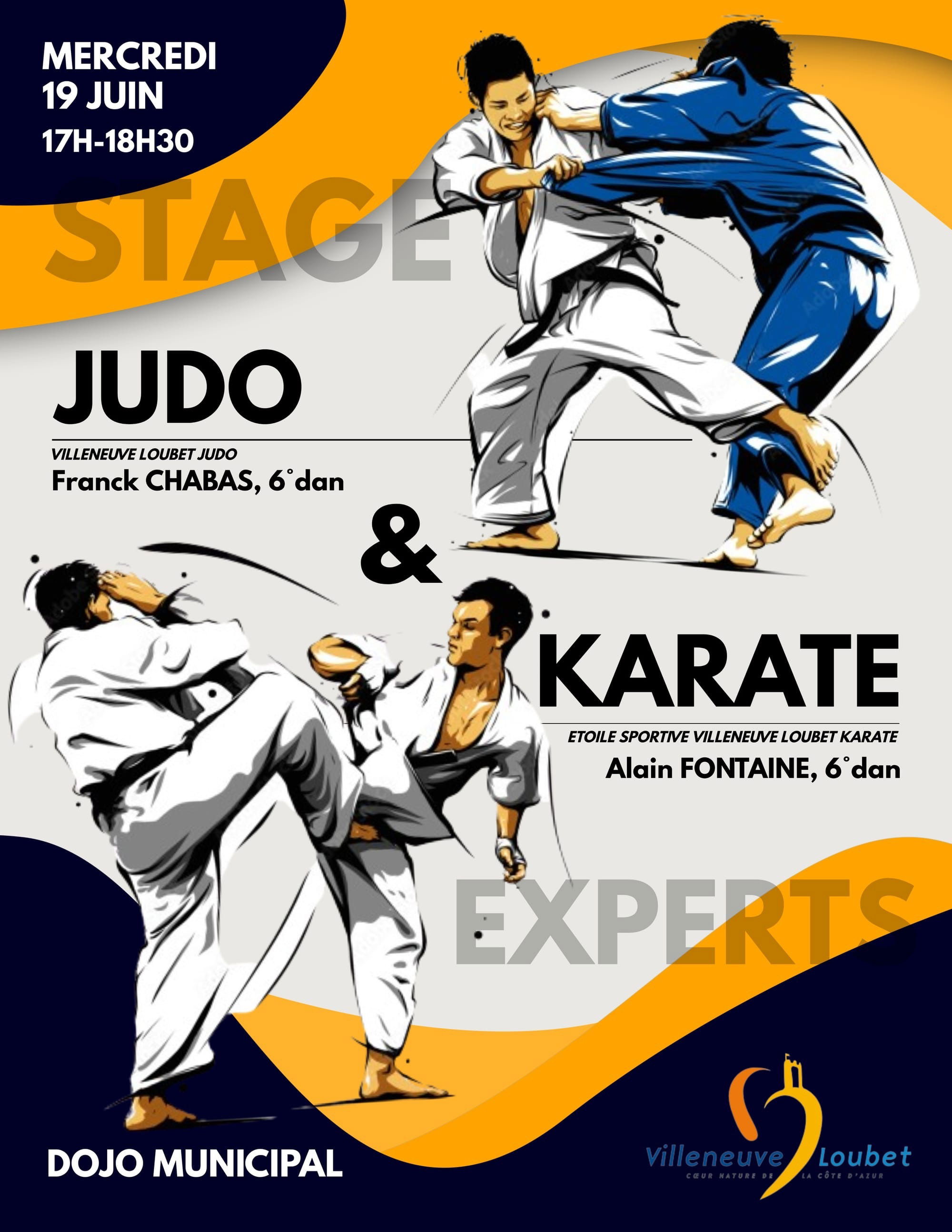 Stage Judo & Karaté 19 juin 2024