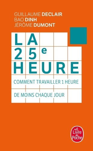 Livre de poche orange : la 25ème heure