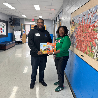 2026 Read Across America - Black Books Rock Donation to Central Elementary School