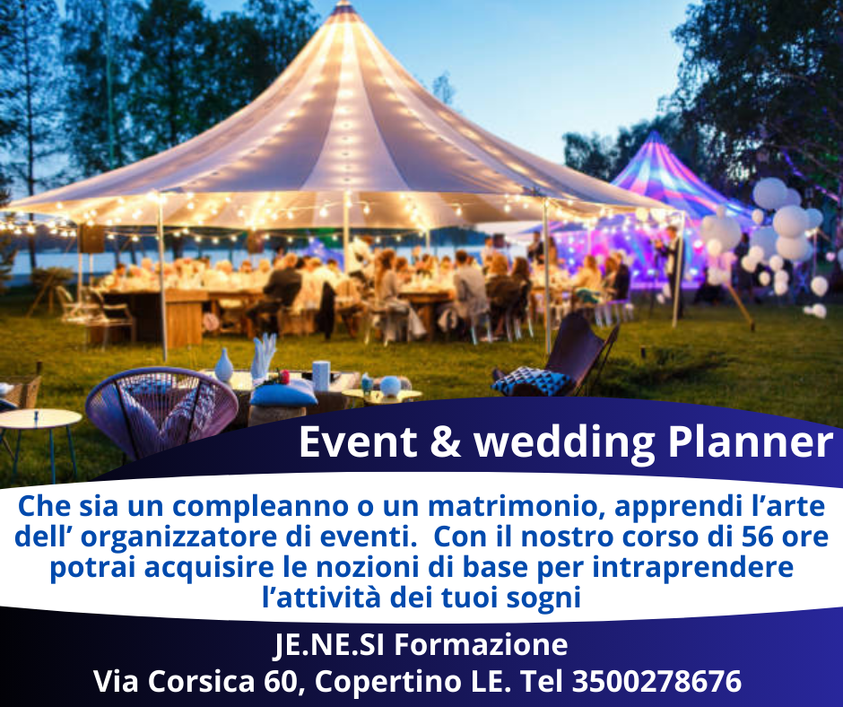 CORSO EVENT/WEDDING PLANNER & TECNICHE DI BALLOON ART