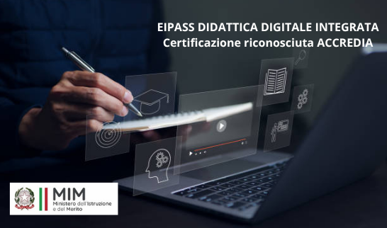 CORSO + CERTIFICAZIONE EIPASS DIDATTICA DIGITALE INTEGRATA