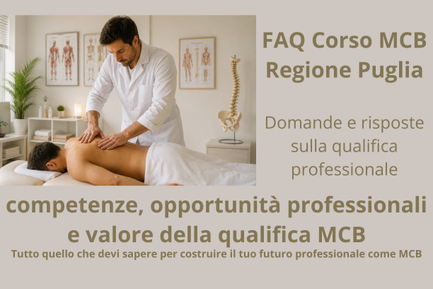 Domande Frequenti (FAQ) sul Corso MCB Regione Puglia